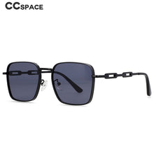 Load image into Gallery viewer, 54448 Rectangle Brand  Sunglasses for Men Chain Leg Men&#39;s and Women&#39;s Metal Sunglasses Uv400