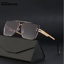 Load image into Gallery viewer, 54450 Retro  Square Brand Trendy Men&#39;s Top Grade Sunglasses Pilot Metal Frame Uv400