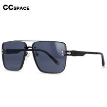 Load image into Gallery viewer, 54450 Retro  Square Brand Trendy Men&#39;s Top Grade Sunglasses Pilot Metal Frame Uv400