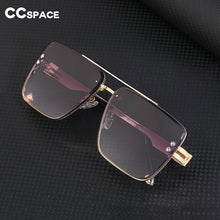 Load image into Gallery viewer, 54450 Retro  Square Brand Trendy Men&#39;s Top Grade Sunglasses Pilot Metal Frame Uv400