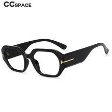 Load image into Gallery viewer, 54456 Oversized Square Brand Glasses Frames Men Women Zero Glasses Wide Leg Computer Eyeglasses