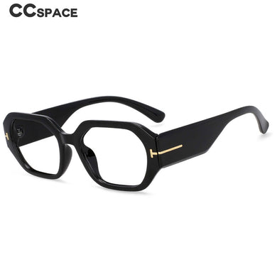 54456 Oversized Square Brand Glasses Frames Men Women Zero Glasses Wide Leg Computer Eyeglasses