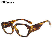 Load image into Gallery viewer, 54456 Oversized Square Brand Glasses Frames Men Women Zero Glasses Wide Leg Computer Eyeglasses