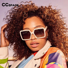 Load image into Gallery viewer, 54457 Big Frame Rectangle Sunglasses Brand Men Women Shades Uv400 Vintage Glasses
