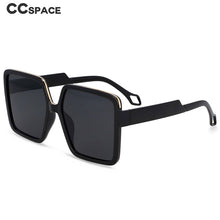 Load image into Gallery viewer, 54457 Big Frame Rectangle Sunglasses Brand Men Women Shades Uv400 Vintage Glasses