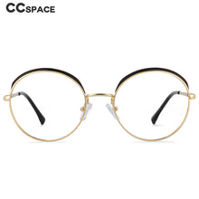Load image into Gallery viewer, 54460 Transparent Computer Glasses Frame Women Anti Blue Light Round Eyewear Blocking Glasses Optical Eyeglass