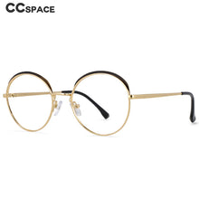 Load image into Gallery viewer, 54460 Transparent Computer Glasses Frame Women Anti Blue Light Round Eyewear Blocking Glasses Optical Eyeglass