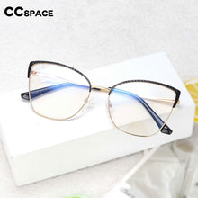 Load image into Gallery viewer, 54462 Anti Blue Light Zero Glasses Metal Optical Glasses Frames Women Computer Eyeglasses