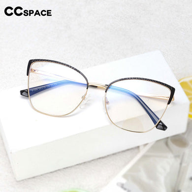54462 Anti Blue Light Zero Glasses Metal Optical Glasses Frames Women Computer Eyeglasses