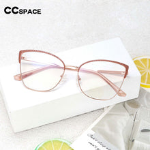 Load image into Gallery viewer, 54462 Anti Blue Light Zero Glasses Metal Optical Glasses Frames Women Computer Eyeglasses
