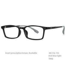 Load image into Gallery viewer, 54465 Tr90 Teenage Students Anti-Blue Light Glasses Frame  Ultra-Light Square Optical Glasses Frame UV400