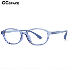 Carica l&#39;immagine nel visualizzatore di Gallery, 54466 TR90 Students Computer Eyeglasses Anti-Blue Light Optical Glasses Frame Oval Ultra-Light Prescription Glasses