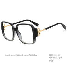 Load image into Gallery viewer, 54467 Square Square Blue Light Blocking  Glasses Frames Men Women TR90 Zero Glasses Computer Eyeglasses