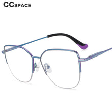 Load image into Gallery viewer, 54468 Half Frame Anti Blue Light Optical Glasses Frames Men Women Zero Glasses Candy Color Computer Eyeglasses