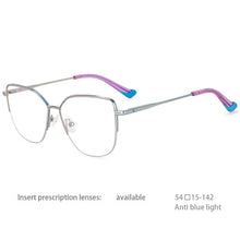 Load image into Gallery viewer, 54468 Half Frame Anti Blue Light Optical Glasses Frames Men Women Zero Glasses Candy Color Computer Eyeglasses