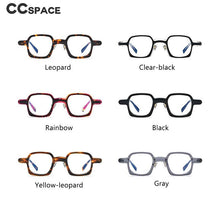 Load image into Gallery viewer, 54470 Brand Bright Glasses Frame Acetate Leopard Print Retro Simple Square Women Optical Prescription Glasses Frame
