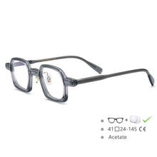 Load image into Gallery viewer, 54470 Brand Bright Glasses Frame Acetate Leopard Print Retro Simple Square Women Optical Prescription Glasses Frame