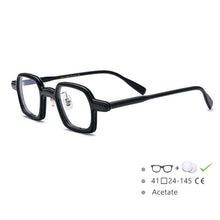 Load image into Gallery viewer, 54470 Brand Bright Glasses Frame Acetate Leopard Print Retro Simple Square Women Optical Prescription Glasses Frame
