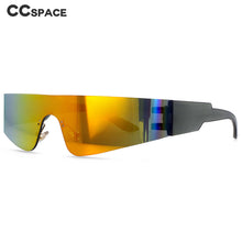 Load image into Gallery viewer, 54474 Rimless Goggles Cool Specular Reflection One Piece Brand Designer Modernsunglasses Women Retro Vintage Uv400 Eyewear
