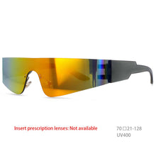 Load image into Gallery viewer, 54474 Rimless Goggles Cool Specular Reflection One Piece Brand Designer Modernsunglasses Women Retro Vintage Uv400 Eyewear