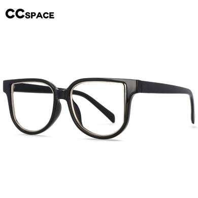 54476 Personality Versatile Hollow Unisex Anti-Blue Light Frame Spring Hinge Computer Eyewear Female UV400