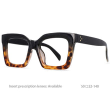 Load image into Gallery viewer, 54478 Trending  Blocking Women 's Glasses Gaming Anti Ray Eyeglasses Women Leopard Eyewear