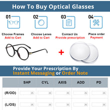 Load image into Gallery viewer, 54490 Retro Round Anti Blue Light Optical Glasses Frames Men Women Computer Eyeglasses
