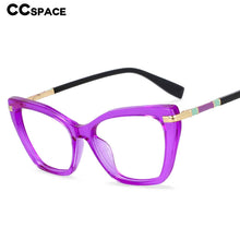 Load image into Gallery viewer, 54496 Retro Cat Eye Anti Blue Light Optical Glasses Frames Leopard Women TR90 Computer Eyeglasses