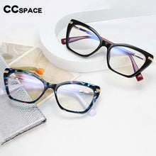 Load image into Gallery viewer, 54496 Retro Cat Eye Anti Blue Light Optical Glasses Frames Leopard Women TR90 Computer Eyeglasses