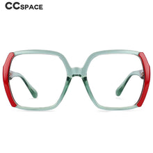 Load image into Gallery viewer, 54515 Trend Ladies Optical Anti-Blue Light Glasses Frame Personality Brand Quality Pc Frame Large Frame Color Matching