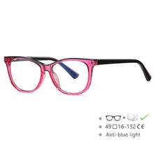 Load image into Gallery viewer, 54524 Student Anti Blue Light Glasses Frame Candy Color Children Prescription Eyeglass Frame Computer Optical Glasses