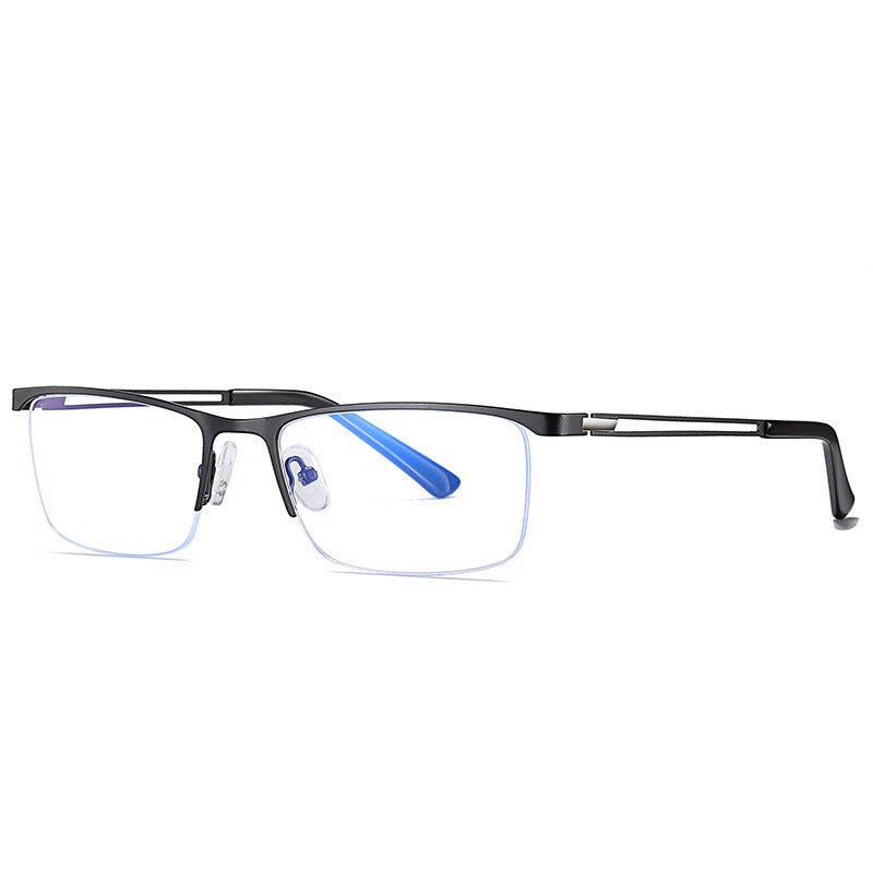 54534 for Men Anti Blue Light Half Frame Optical Glasses Frames Gentlemen Computer Eyeglasses