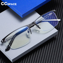 Load image into Gallery viewer, 54534 for Men Anti Blue Light Half Frame Optical Glasses Frames Gentlemen Computer Eyeglasses