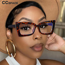 Load image into Gallery viewer, 54536 Oversized Rectangle Cat Eye Optical Glasses Frames Women Computer Eyeglasses