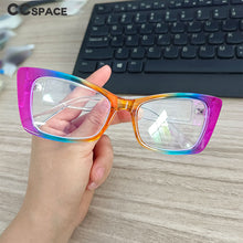 Load image into Gallery viewer, 54537 Rainbow Glasses Frames Candy Color Women Computer Eyeglasses