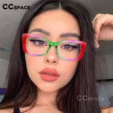 Load image into Gallery viewer, 54537 Rainbow Glasses Frames Candy Color Women Computer Eyeglasses