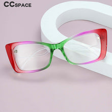 Load image into Gallery viewer, 54537 Rainbow Glasses Frames Candy Color Women Computer Eyeglasses