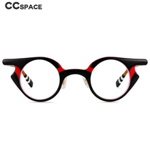 Load image into Gallery viewer, 54539 Retro Round Acetate Glasses Frames Men Women Punk Glasses