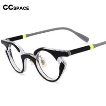 Load image into Gallery viewer, 54539 Retro Round Acetate Glasses Frames Men Women Punk Glasses