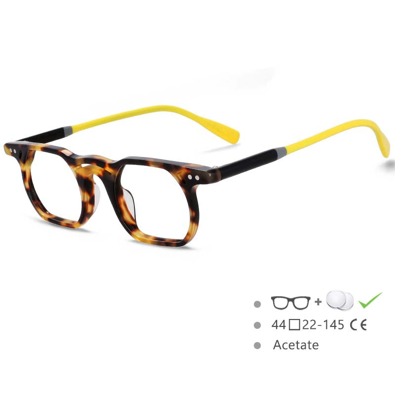 54540 Retro Acetate Optical Glasses Frames Men Women Glasses