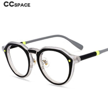 Load image into Gallery viewer, 54541 Brand Retro Round Frame Plate Material High-End Men&#39;s and Women&#39;s Glasses Frame Can Prevent Blue Light