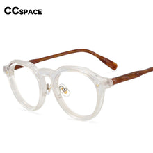Load image into Gallery viewer, 54541 Brand Retro Round Frame Plate Material High-End Men&#39;s and Women&#39;s Glasses Frame Can Prevent Blue Light