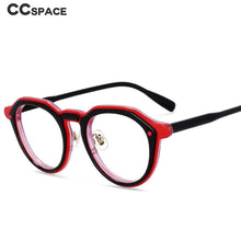 Load image into Gallery viewer, 54541 Brand Retro Round Frame Plate Material High-End Men&#39;s and Women&#39;s Glasses Frame Can Prevent Blue Light