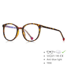 Load image into Gallery viewer, 54561 Anti-Blue Light Glasses Frame Candy Color Retro Large Frame Computer Protect Eye