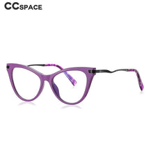Load image into Gallery viewer, 54562 Cat Eye Ladies Prescription Glasses Leopard Frame Anti-Blue Light TR90 Glasses Frame Computer Eyeglasses
