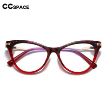 Load image into Gallery viewer, 54562 Cat Eye Ladies Prescription Glasses Leopard Frame Anti-Blue Light TR90 Glasses Frame Computer Eyeglasses