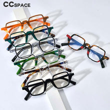 Load image into Gallery viewer, 54563 Acetate Glasses Retro Color Stripe Cat Eye Eyewear Optics Frame  Prescription Glasses Frames Optical Eyewear