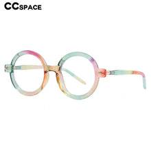 Load image into Gallery viewer, 54567 Retro Round Glasses Frame Brand Men Women Anti-Blue Light Computer Goggles Eyeglasses