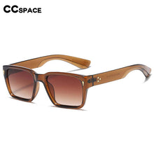 Load image into Gallery viewer, 54568 Men&#39;s Rectangular Frame Rivet Arrow Simple Sunglasses Frame with Glasses UV400