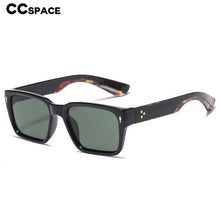 Load image into Gallery viewer, 54568 Men&#39;s Rectangular Frame Rivet Arrow Simple Sunglasses Frame with Glasses UV400